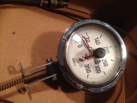 Motometer Industrie Thermometer mit Fernfühler bis 350′C